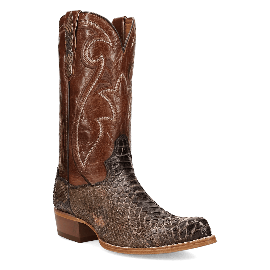 DAN POST Boots Dan Post Men's Bay Apache Stryke Python Western Exotic Boot DP7131