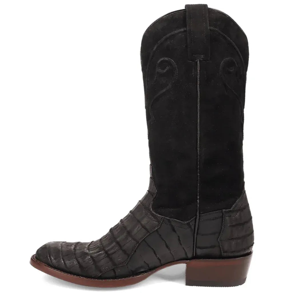 DAN POST Boots Dan Post Men's Black Alvis Caiman Exotic Western Boot DP3100