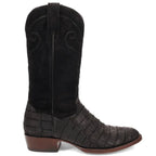 DAN POST Boots Dan Post Men's Black Alvis Caiman Exotic Western Boot DP3100