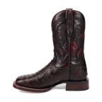 DAN POST Boots Dan Post Men's Black Cherry Alamosa Ostrich Exotic Western Boots DP5012