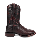 DAN POST Boots Dan Post Men's Black Cherry Alamosa Ostrich Exotic Western Boots DP5012