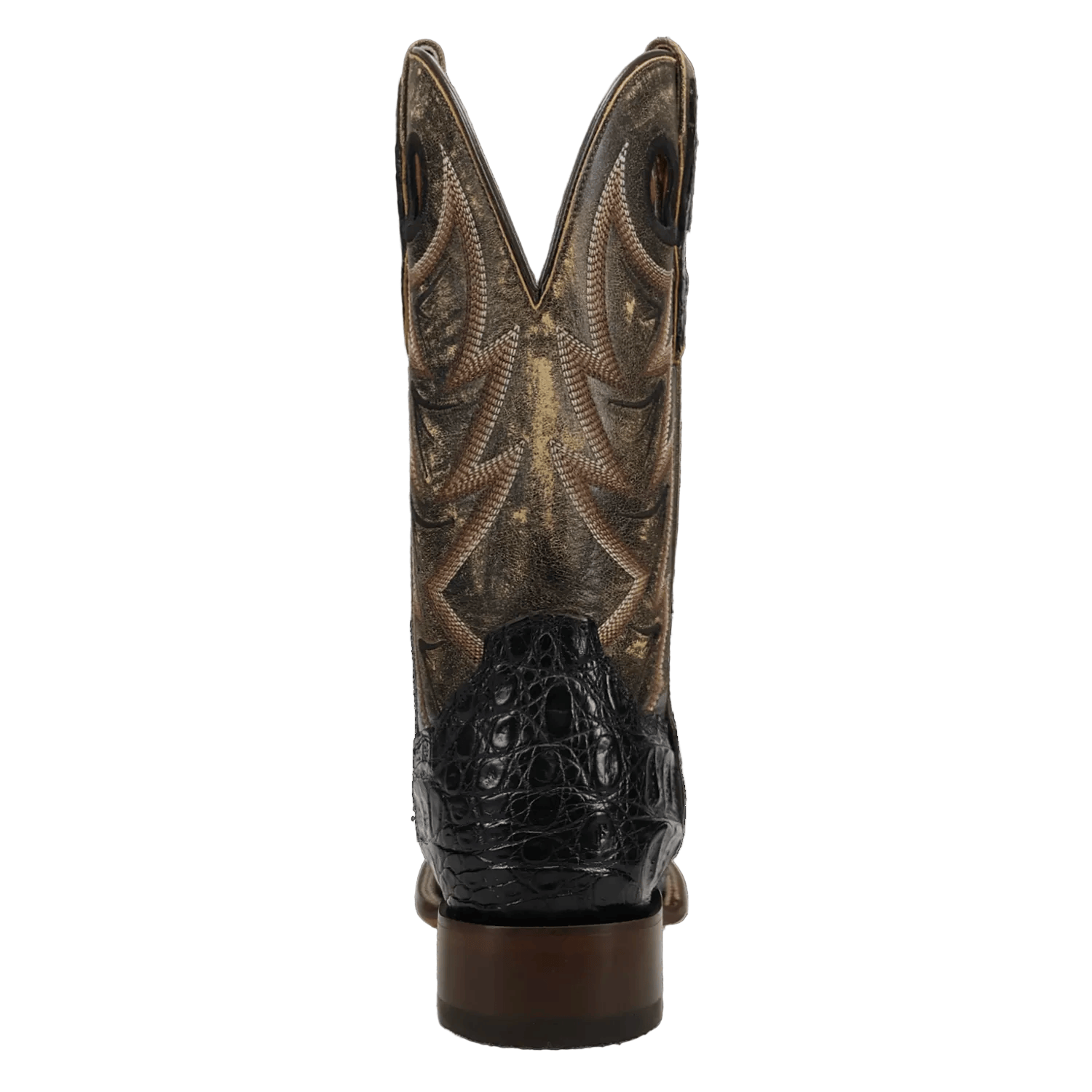 DAN POST Boots Dan Post Men's Black Marsh Caiman Exotic Western Boots DP5240