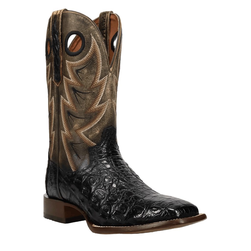 DAN POST Boots Dan Post Men's Black Marsh Caiman Exotic Western Boots DP5240