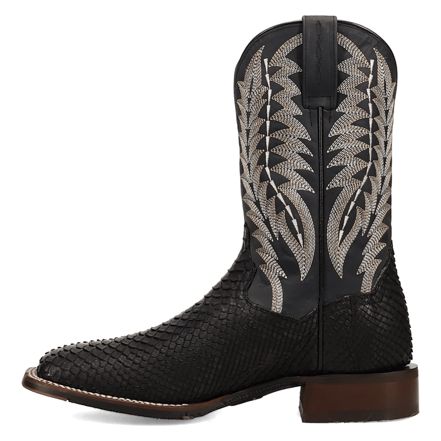 DAN POST Boots Dan Post Men's Black Midnight Reign Python Exotic Boot DP5269