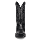 DAN POST Boots Dan Post Men's Black Zandor Caiman Exotic Western Boots DP7132