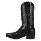 DAN POST Boots Dan Post Men's Black Zandor Caiman Exotic Western Boots DP7132