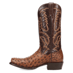 DAN POST Boots Dan Post Men's Brass Marco Full Quill Ostrich Exotic Boots DP7063