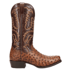 DAN POST Boots Dan Post Men's Brass Marco Full Quill Ostrich Exotic Boots DP7063