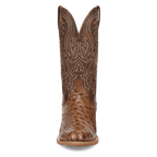 DAN POST Boots Dan Post Men's Brown Gauge Full Quill Ostrich Exotic Western Boots DP7130