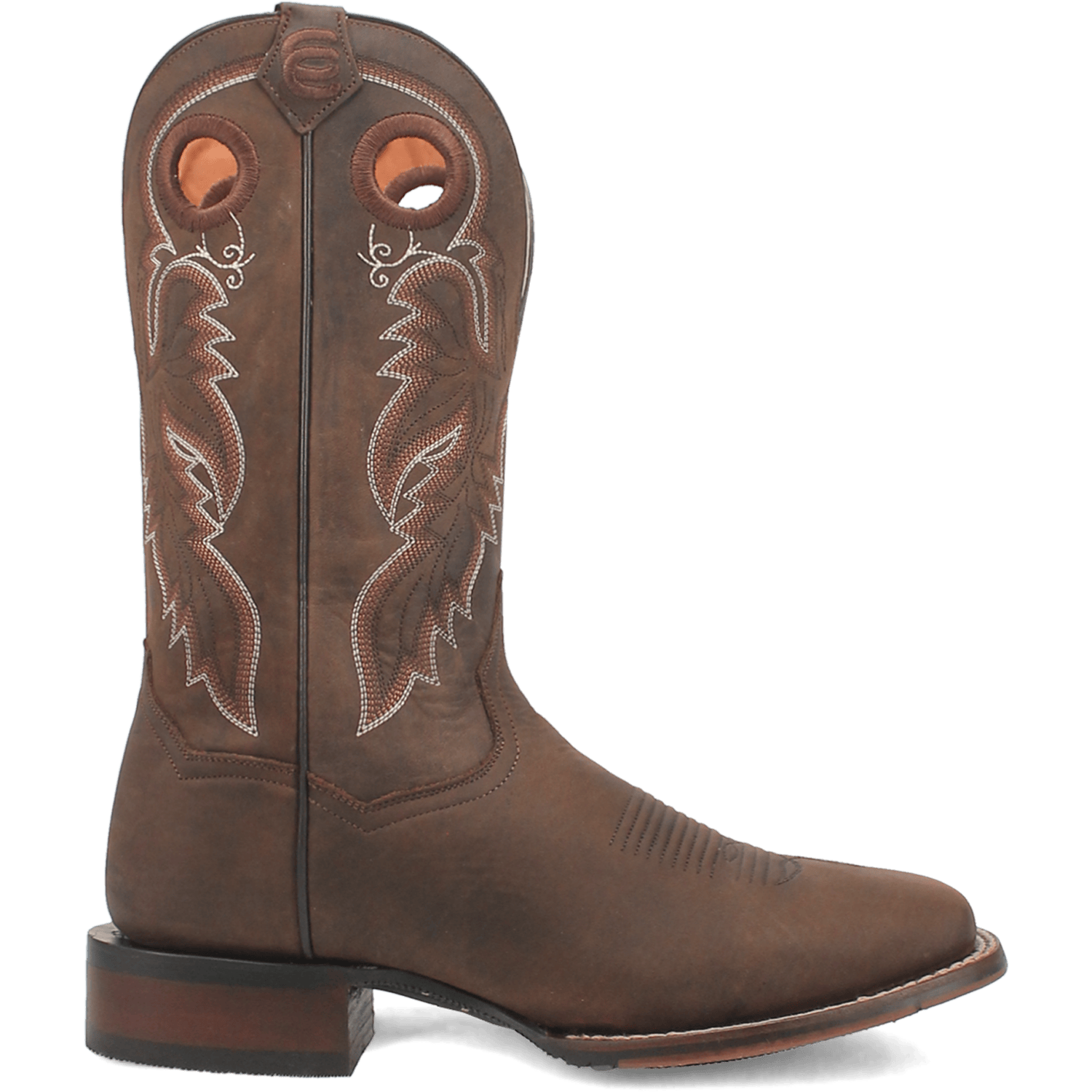 DAN POST Boots Dan Post Men's Dark Tan Abram Western Cowboy Boot DP4562