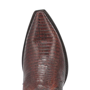 Dan Post Boots Dan Post Men's Hearst Cognac Lizard Snip Toe Exotic Western Boots DP3078