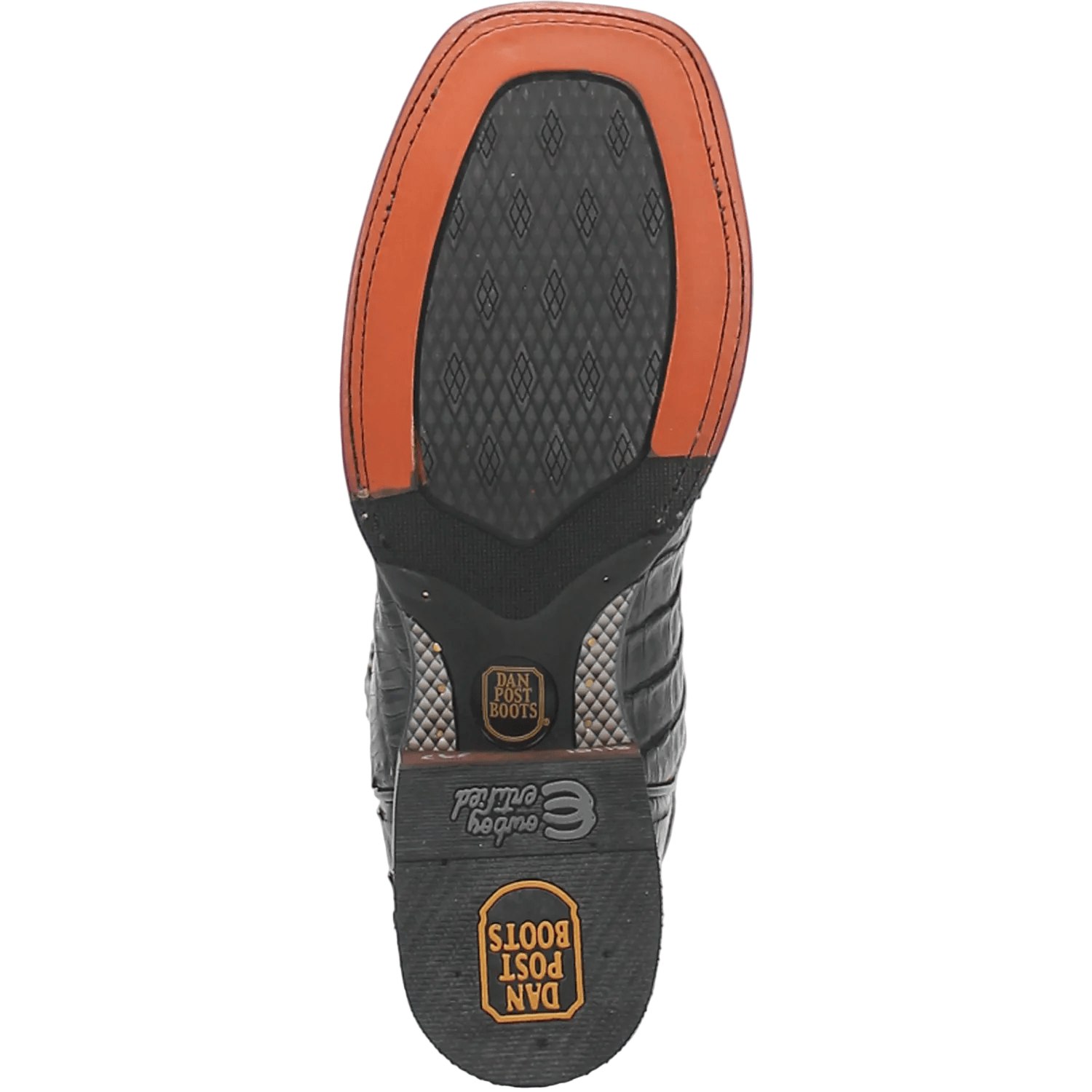 DAN POST Boots Dan Post Men's Kingsly Black Caiman Exotic Boots DP4805