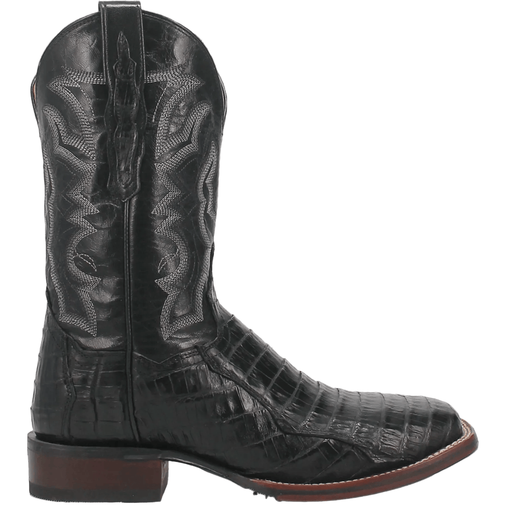 DAN POST Boots Dan Post Men's Kingsly Black Caiman Exotic Boots DP4805