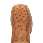 DAN POST Boots Dan Post Men's Saddle Tan Alamosa Full Quill Ostrich Exotic Boots DP3876