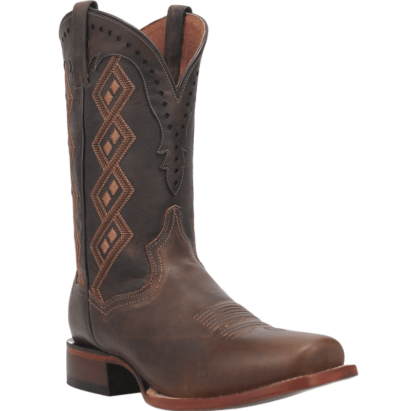 DAN POST Boots Dan Post Men's Seligman Brown Leather Cowboy Boots DP4104