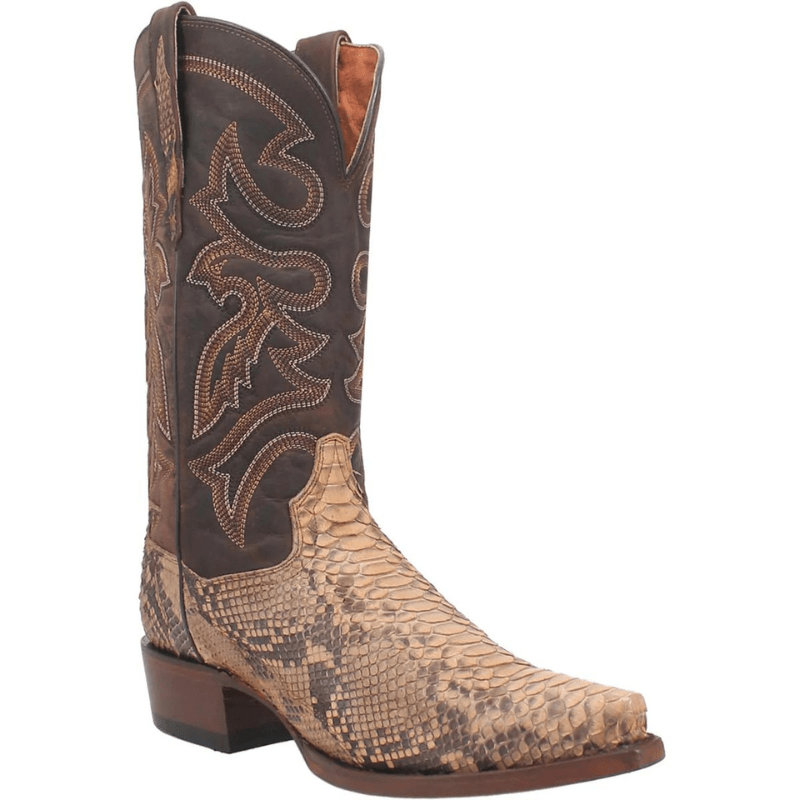 Dan Post Men s Sturgis Sand Python Snip Toe Exotic Western Boots DP305 Russell s Western Wear Inc