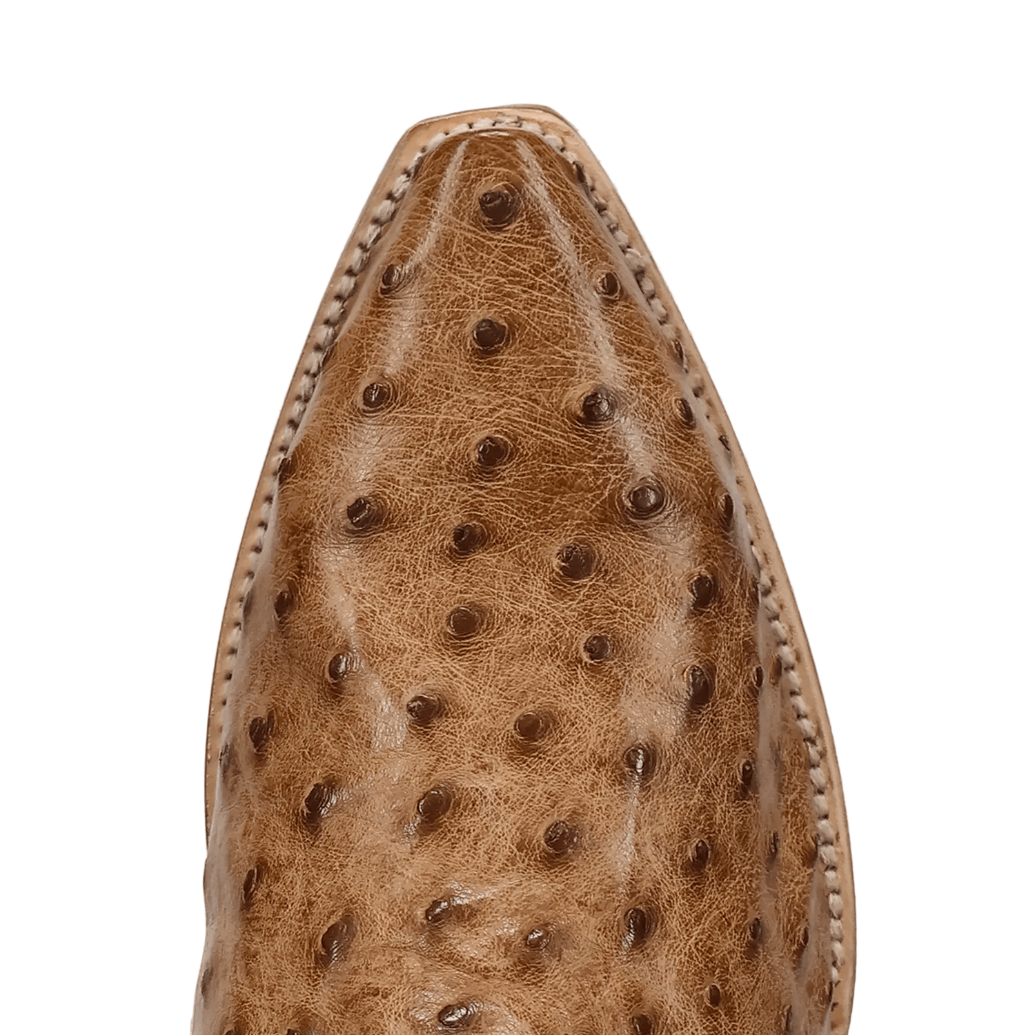 DAN POST Boots Dan Post Men's Tan Grit Full Quill Ostrich Exotic Boots DP7121