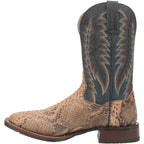 Dan Post Boots Dan Post Men's Templeton Python Beige Square Toe Exotic Western Boots DP4183
