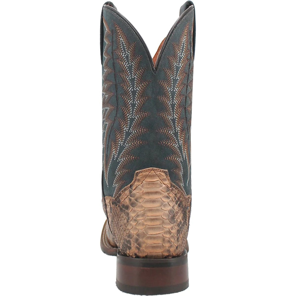 Dan Post Boots Dan Post Men's Templeton Python Beige Square Toe Exotic Western Boots DP4183