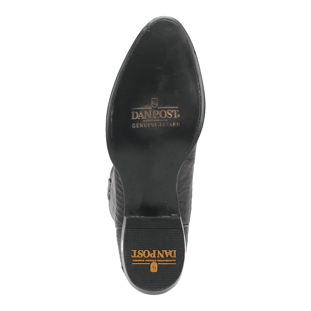 DAN POST Boots Dan Post Men's Winston Black Lizard Exotic Western Boot DP3050R