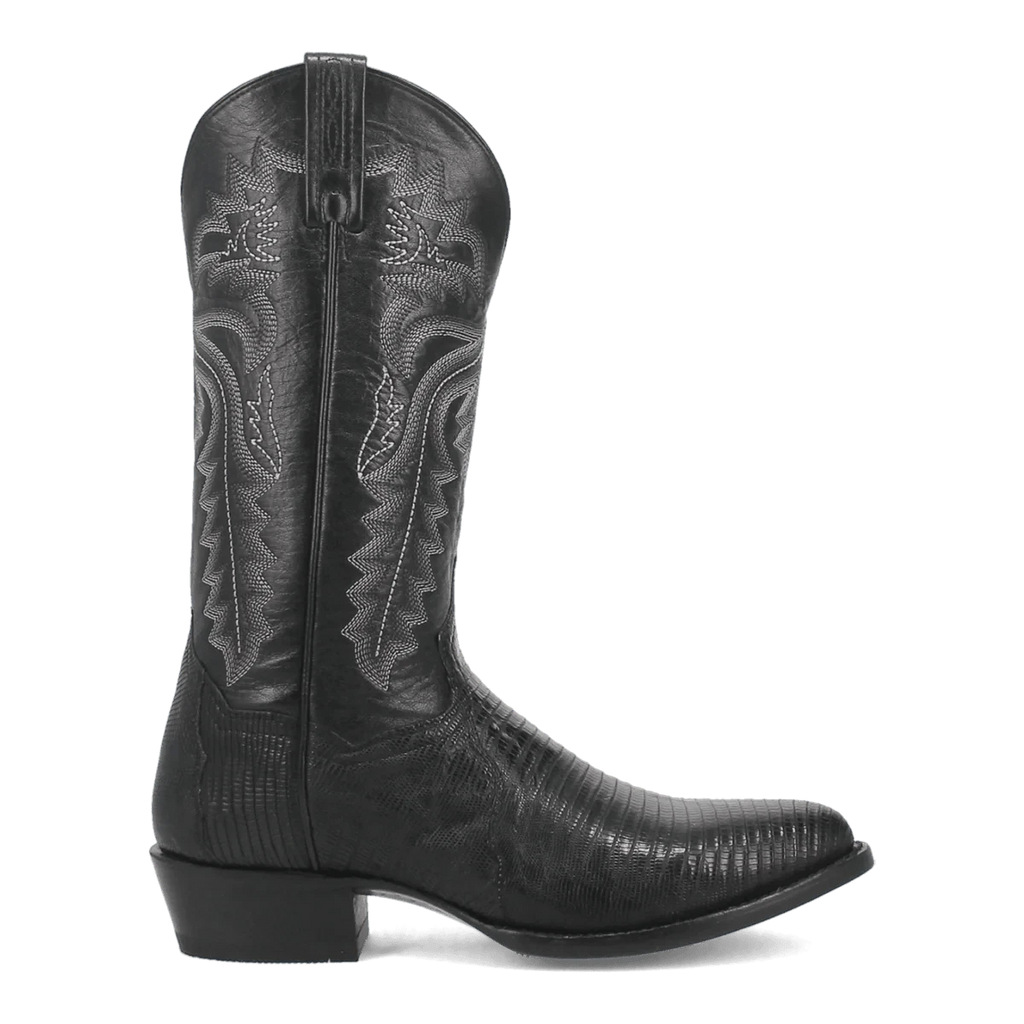 DAN POST Boots Dan Post Men's Winston Black Lizard Exotic Western Boot DP3050R