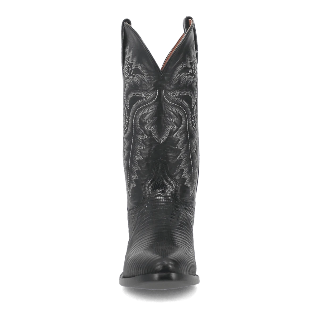 DAN POST Boots Dan Post Men's Winston Black Lizard Exotic Western Boot DP3050R
