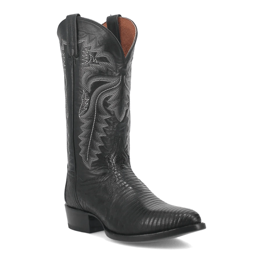DAN POST Boots Dan Post Men's Winston Black Lizard Exotic Western Boot DP3050R