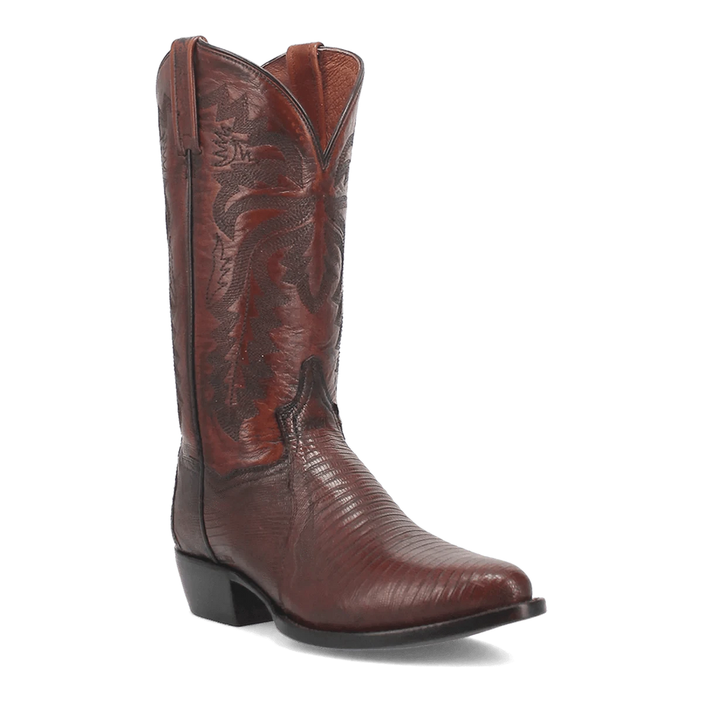 DAN POST Boots Dan Post Men's Winston Tan Lizard Exotic Western Boot DP3051R