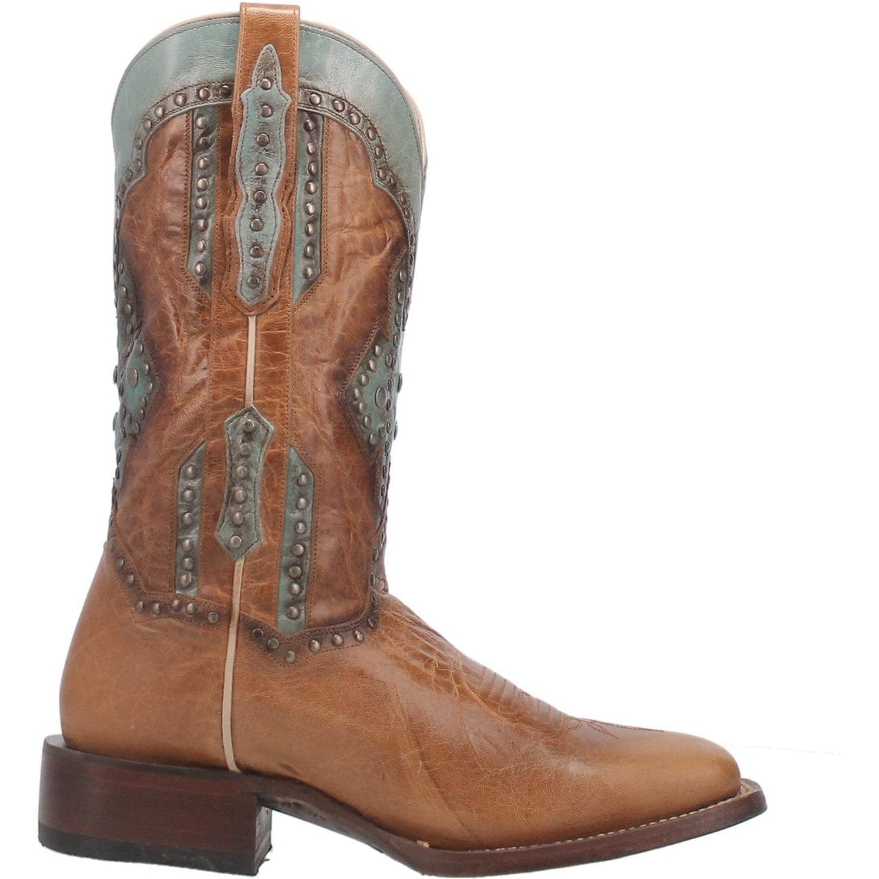 Dan Post Women's Darby Brown & Turquoise Western Boots DP4985