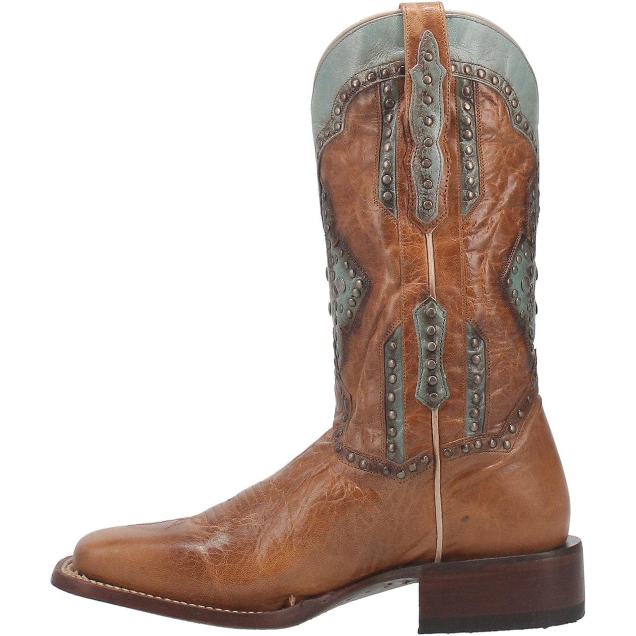 Dan Post Women's Darby Brown & Turquoise Western Boots DP4985