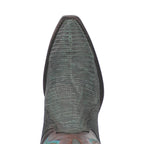DAN POST Boots Dan Post Women's Drifter Turquoise/Brown Snip Toe Exotic Western Boots DP3007