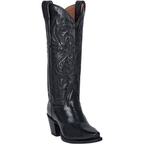 DAN POST Boots Dan Post Women's Maria Black Leather Western Boots DP3200