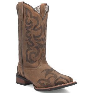 Dan Post Boots Laredo Women's Sariah Tan Square Toe Western Boots 5943
