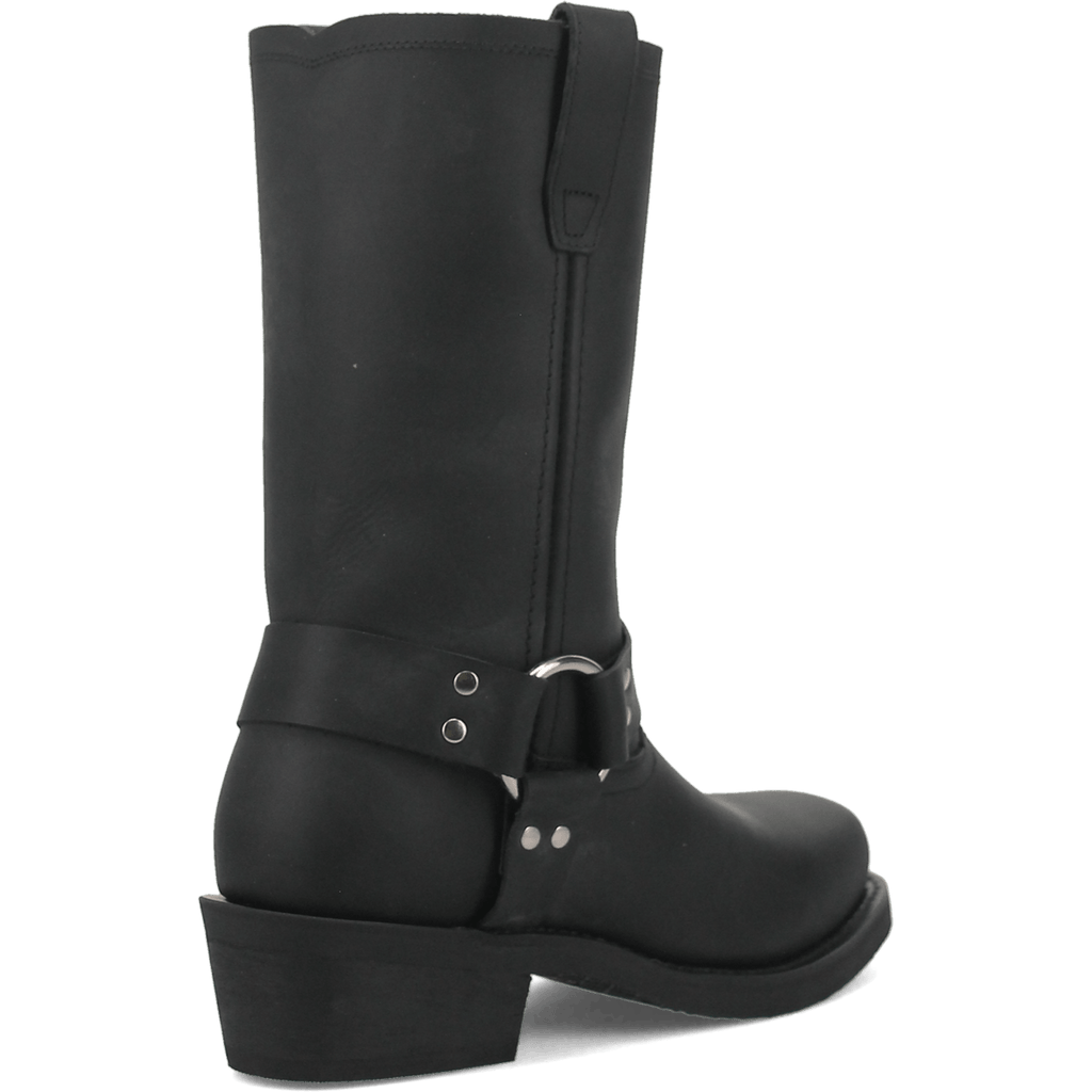 DINGO Boots Dingo Men's Dean Black Leather Harness Boot DI19057
