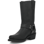 DINGO Boots Dingo Men's Dean Black Leather Harness Boot DI19057