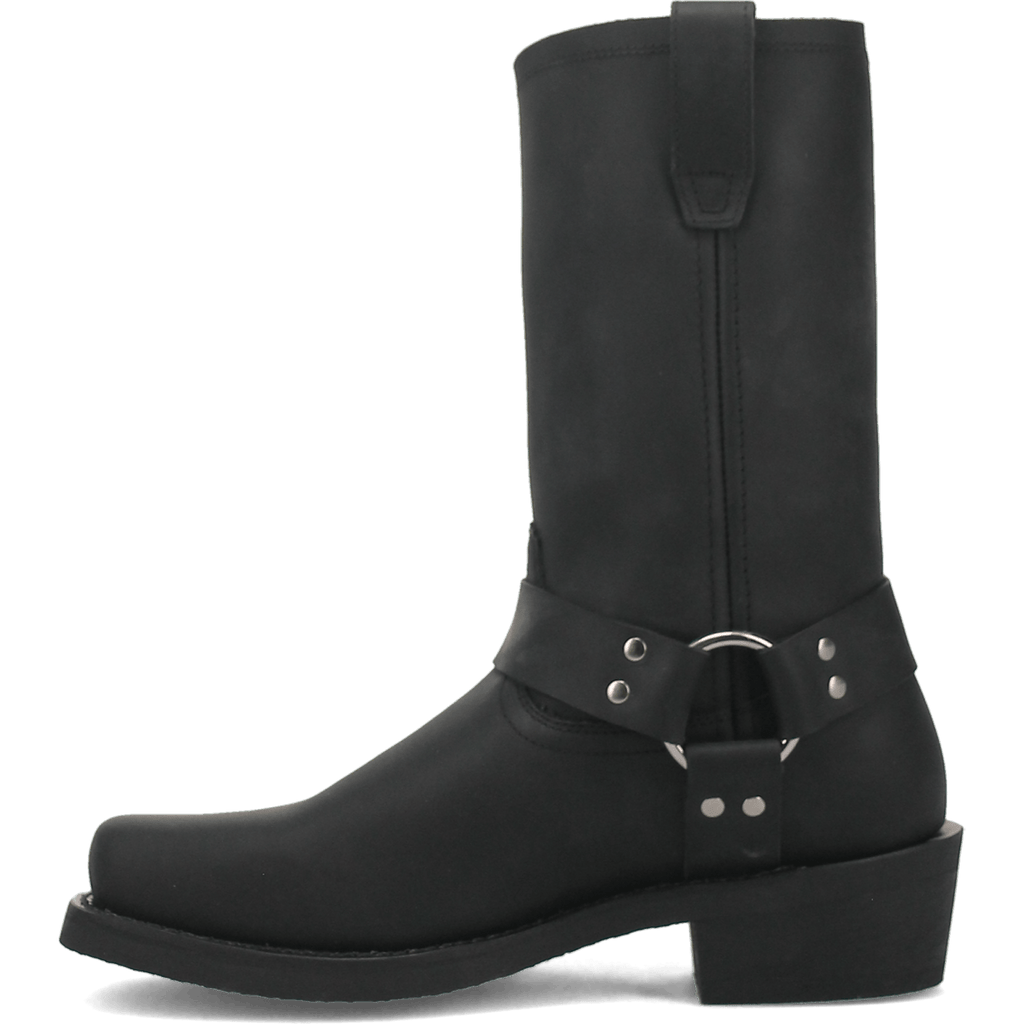 DINGO Boots Dingo Men's Dean Black Leather Harness Boot DI19057