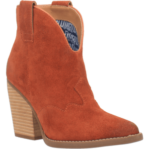Dingo Boots Dingo Women's #Flannie Rust Leather Booties DI 342
