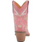 DINGO Boots Dingo Women's #Primrose Pink Floral Ankle Western Booties DI 748