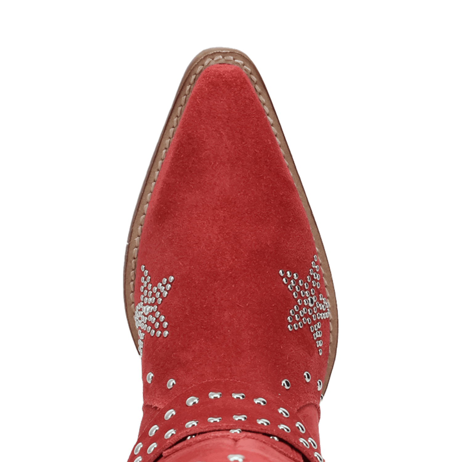 DINGO Boots Dingo Women's Red Lucky Stars Suede Leather Western Boots DI2350-RD