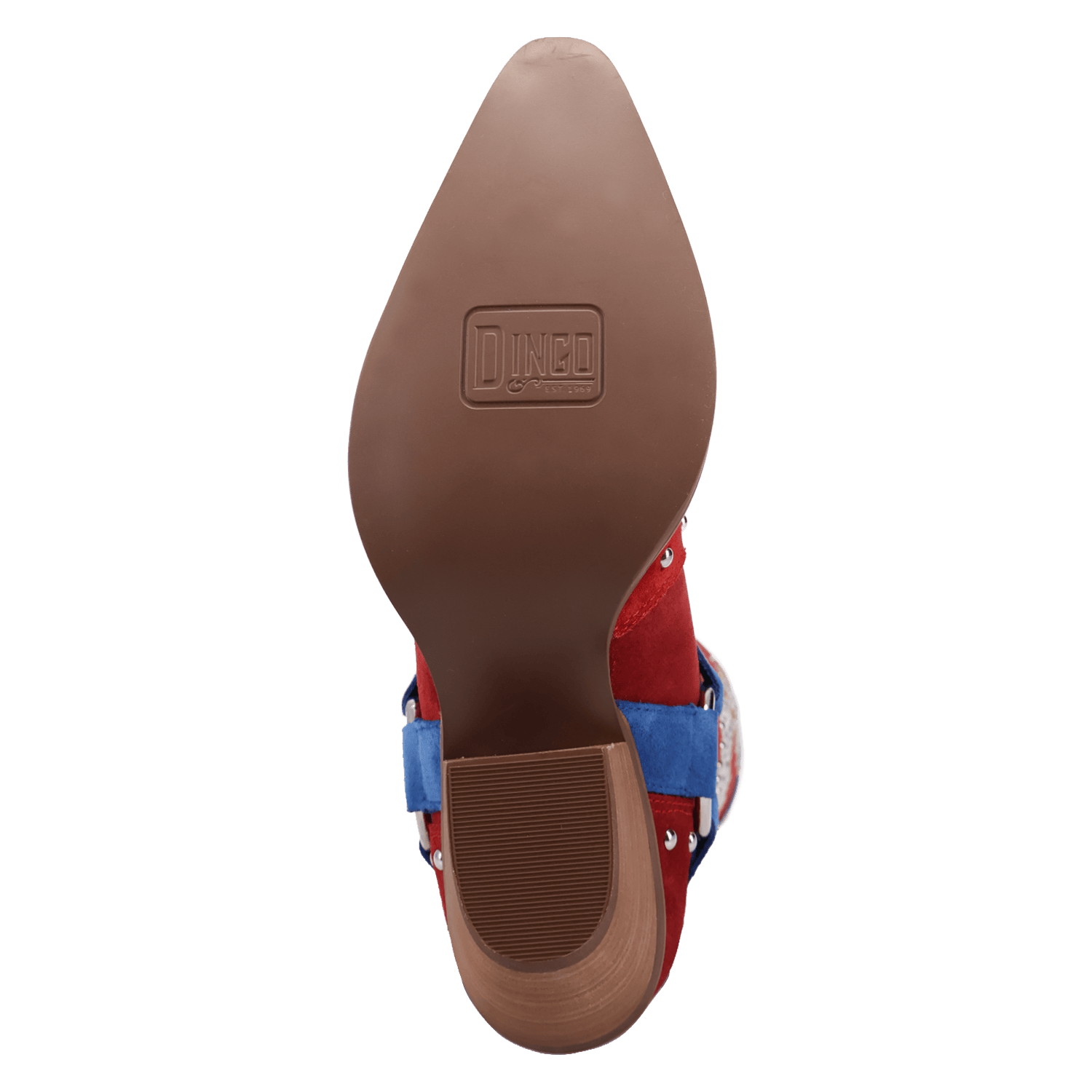 DINGO Boots Dingo Women's RWB Lucky Stars Suede Leather Western Boots DI2350-MU