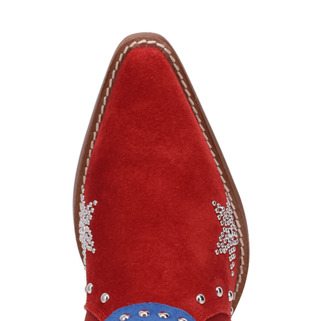 DINGO Boots Dingo Women's RWB Lucky Stars Suede Leather Western Boots DI2350-MU