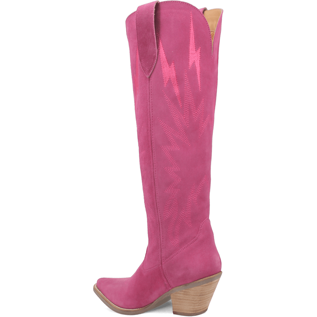 DINGO Boots Dingo Women's Thunder Road Leather Pink Boots DI597