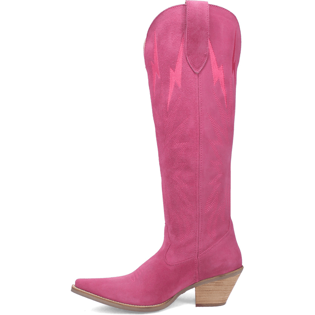 DINGO Boots Dingo Women's Thunder Road Leather Pink Boots DI597