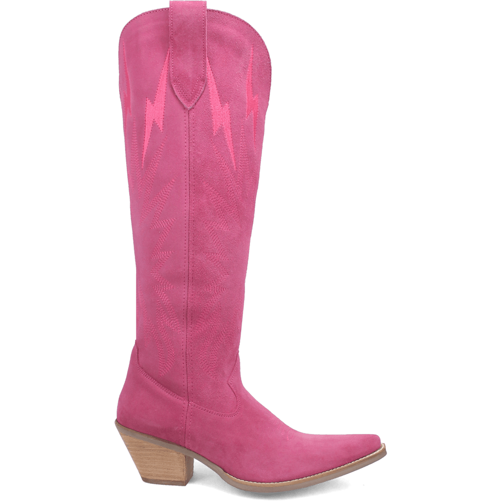 DINGO Boots Dingo Women's Thunder Road Leather Pink Boots DI597