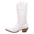 DINGO Boots Dingo Women's White Buttercup Floral Embroidered Western Boots DI2458-WH
