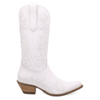 DINGO Boots Dingo Women's White Buttercup Floral Embroidered Western Boots DI2458-WH