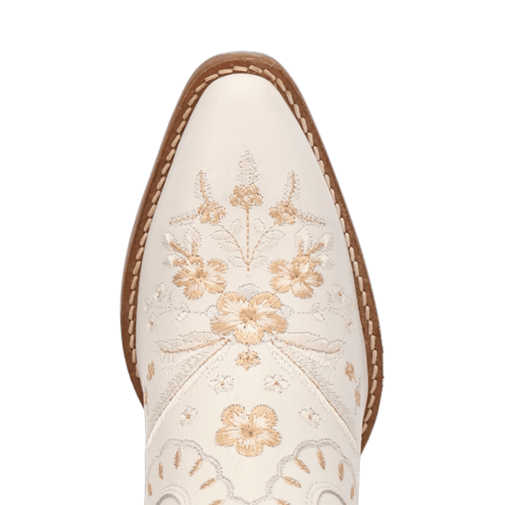 DINGO Boots Dingo Women's White Full Bloom Floral Embroidered Western Boot