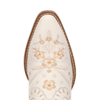 DINGO Boots Dingo Women's White Full Bloom Floral Embroidered Western Boot