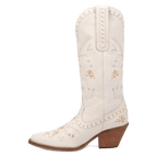 DINGO Boots Dingo Women's White Full Bloom Floral Embroidered Western Boot