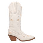 DINGO Boots Dingo Women's White Full Bloom Floral Embroidered Western Boot